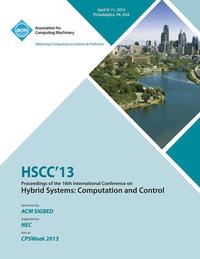 bokomslag HSCC 13 Proceedings of the 16th International Conference on Hybrid Systems