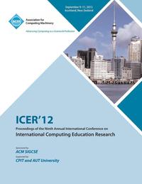 bokomslag Icer 12 Proceedings of the Ninth Annual International Conference on International Computing Education Research