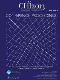 bokomslag Chi 13 Proceedings of the 31st Annual Chi Conference on Human Factors in Computing Systems V1