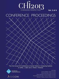 bokomslag Chi 13 Proceedings of the 31st Annual Chi Conference on Human Factors in Computing Systems V2