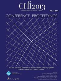 bokomslag Chi 13 Proceedings of the 31st Annual Chi Conference on Human Factors in Computing Systems V3