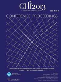 bokomslag Chi 13 Proceedings of the 31st Annual Chi Conference on Human Factors in Computing Systems V4
