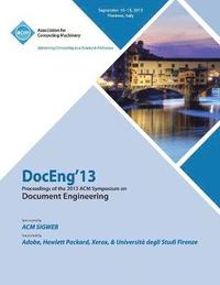 bokomslag DOC ENG 13 Proceedings of the !4th ACM Conference on Document Engineering