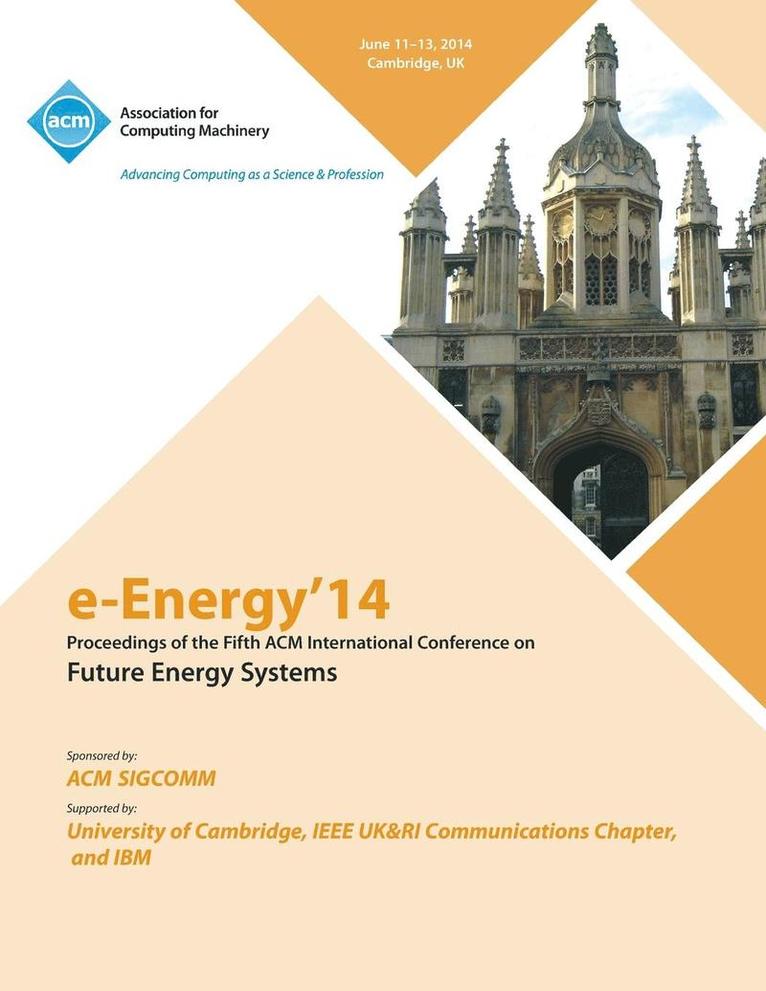 E-Energy 14 Fifth International Conference on Future Energy Systems 1