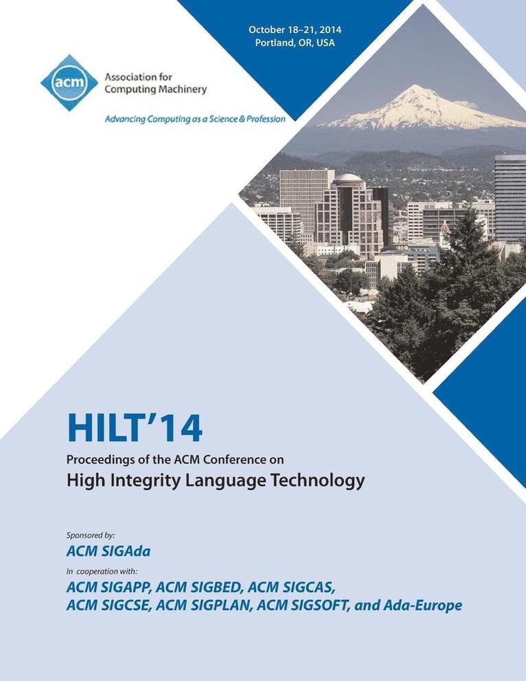 HILT 14 High Integrity Language Technology, SIGADA International Conference 1