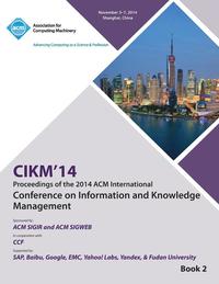 bokomslag CIKM 14, ACM International Conference on Information and Knowledge Management V 2