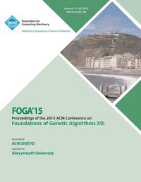 bokomslag FOGA 15 Foundations on Genetic Algorithms XIII