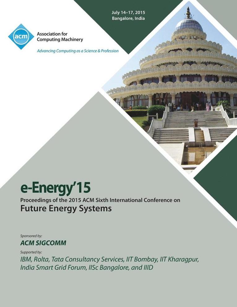 e-Energy 15 6th International Conference on Future Energy Systems 1