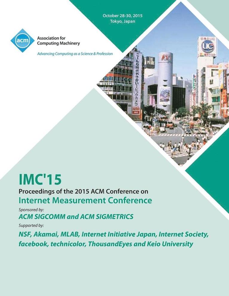 IMC 15 Internet Measurement Conference 1