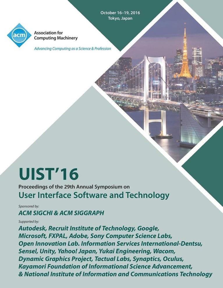 UIST 16 ACM Symposium on User Interface Software and Technology 1