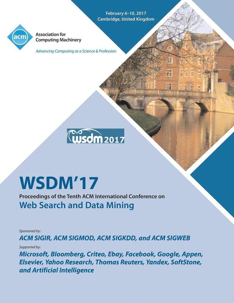 WSDM 2017 Tenth ACM International Conference on Web Search and Data Mining 1