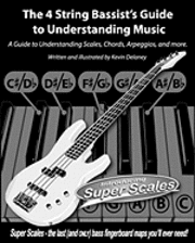 bokomslag The 4 String Bassist's Guide to Understanding Music: A Guide to Understanding Scales, Chords, Arpeggios, and more.
