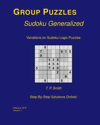 T. P. Smith - Variations on Sudoku Logic Puzzles, Vol 1, Häftad