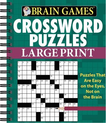 Publications International Ltd, Brain Games - Brain Games - Crossword Puzzles - Large Print (Green), Häftad