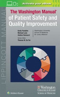 bokomslag Washington Manual of Patient Safety and Quality Improvement