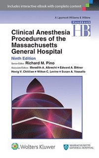 bokomslag Clinical Anesthesia Procedures of the Massachusetts General Hospital