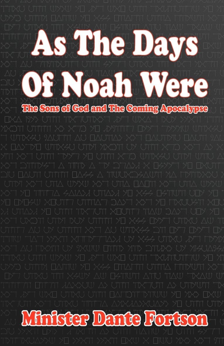 As The Days Of Noah Were 1