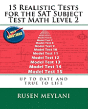 bokomslag 15 Realistic Tests for the SAT Subject Test Math Level 2