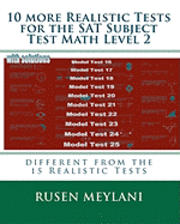 bokomslag 10 more Realistic Tests for the SAT Subject Test Math Level 2: different from the 15 Realistic Tests