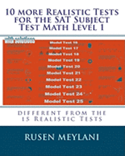 bokomslag 10 more Realistic Tests for the SAT Subject Test Math Level 1: different from the 15 Realistic Tests