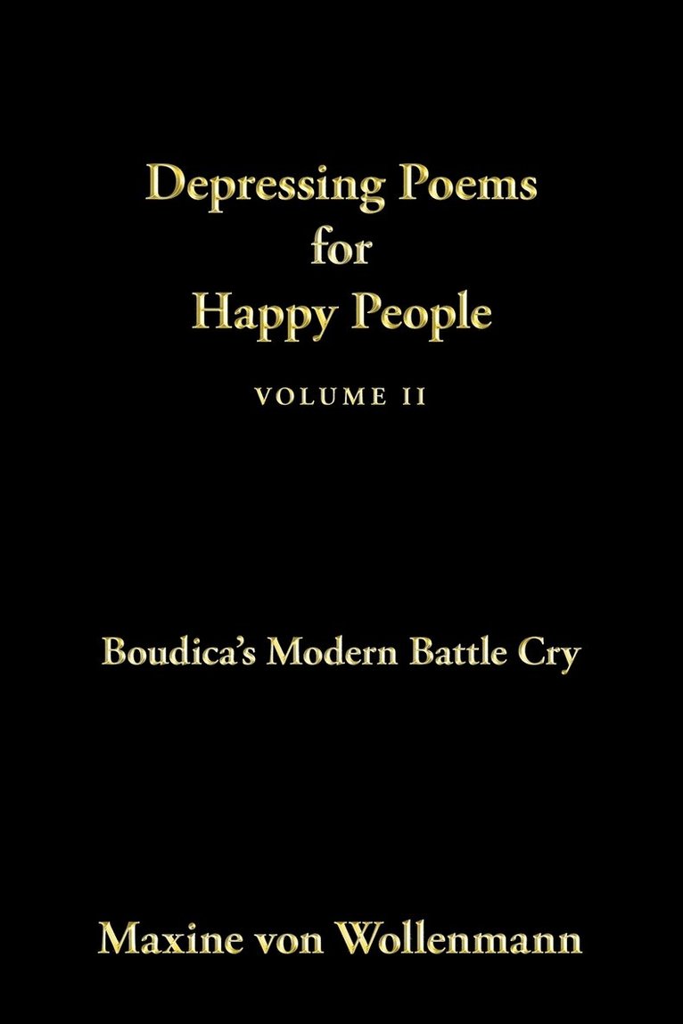 Depressing Poems for Happy People Volume II: Volume II 1