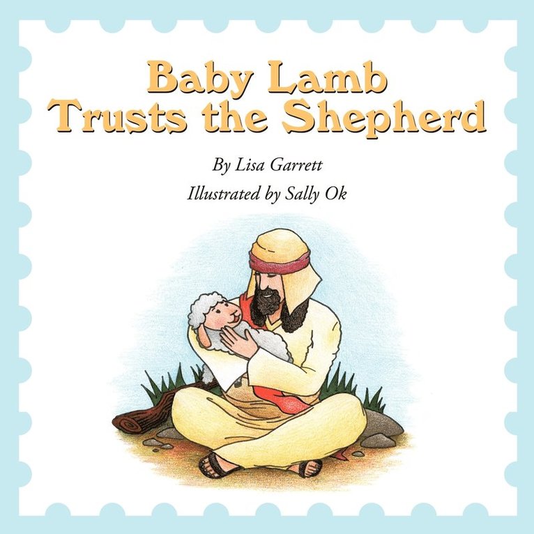 Baby Lamb Trusts the Shepherd 1