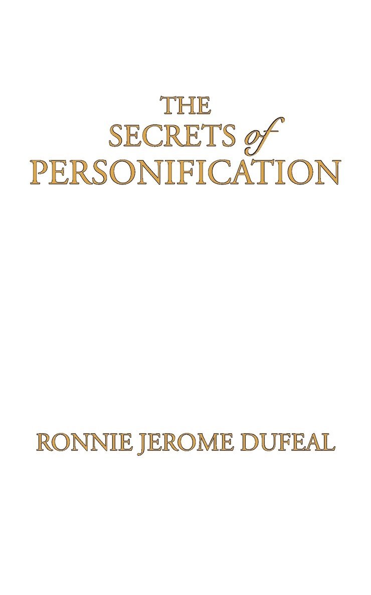 The Secrets of Personification 1