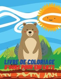 bokomslag Livre de coloriage d'ours pour les enfants