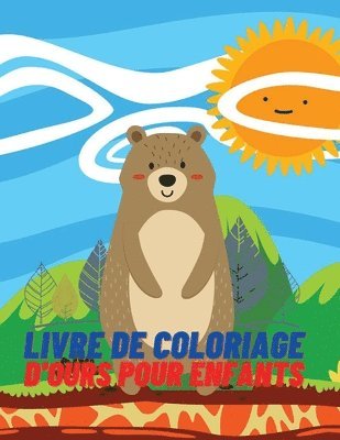 Livre de coloriage d'ours pour les enfants 1
