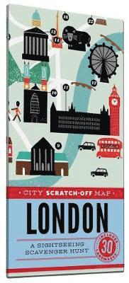 bokomslag City Scratch-Off Map: London
