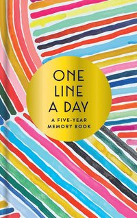 Femårsdagbok One line a day - Rainbow