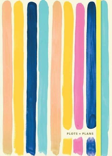 Plots & Plans: Bright Stripes: (Organizational Planner and Notebook, Weekly Productivity Journal) 1