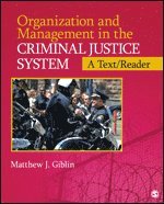 bokomslag Organization and Management  in the Criminal Justice System