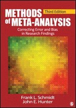 Methods of Meta-Analysis 1