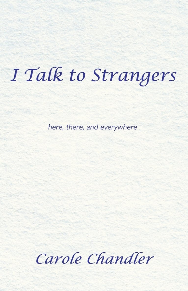 I Talk to Strangers 1