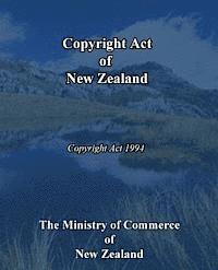 bokomslag Copyright Act of New Zealand: Copyright Act 1994