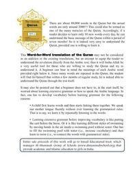 Shehnaz Shaikh, Kausar Khatri - The Glorious Quran Word-for-Word Translation to facilitate learning of Quranic Arabic: Volume 3 Juz 21-30, Häftad