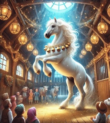 bokomslag Charlie the Great White Horse and the story of the Magic Jingle Bells: Charlie the Horse