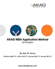 bokomslag AKAD MBA Application Method: 2010 Edition