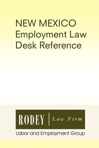 bokomslag New Mexico Employment Law Desk Reference