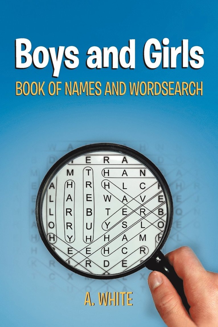Boys and Girls Book of Names and Wordsearch 1