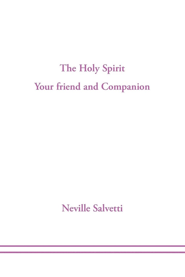 The Holy Spirit 1