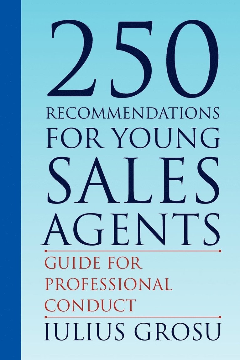 250 Recommendations for Young Sales Agents 1