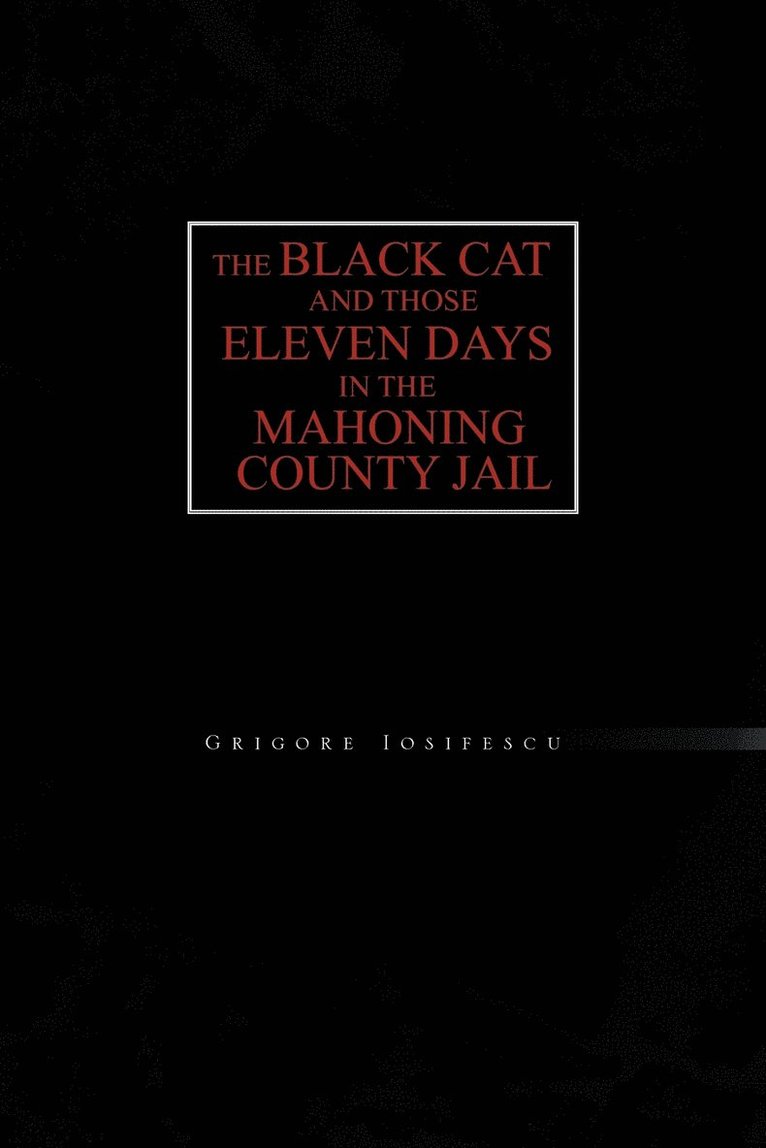 The Black Cat and Those Eleven Days in the Mahoning County Jail 1