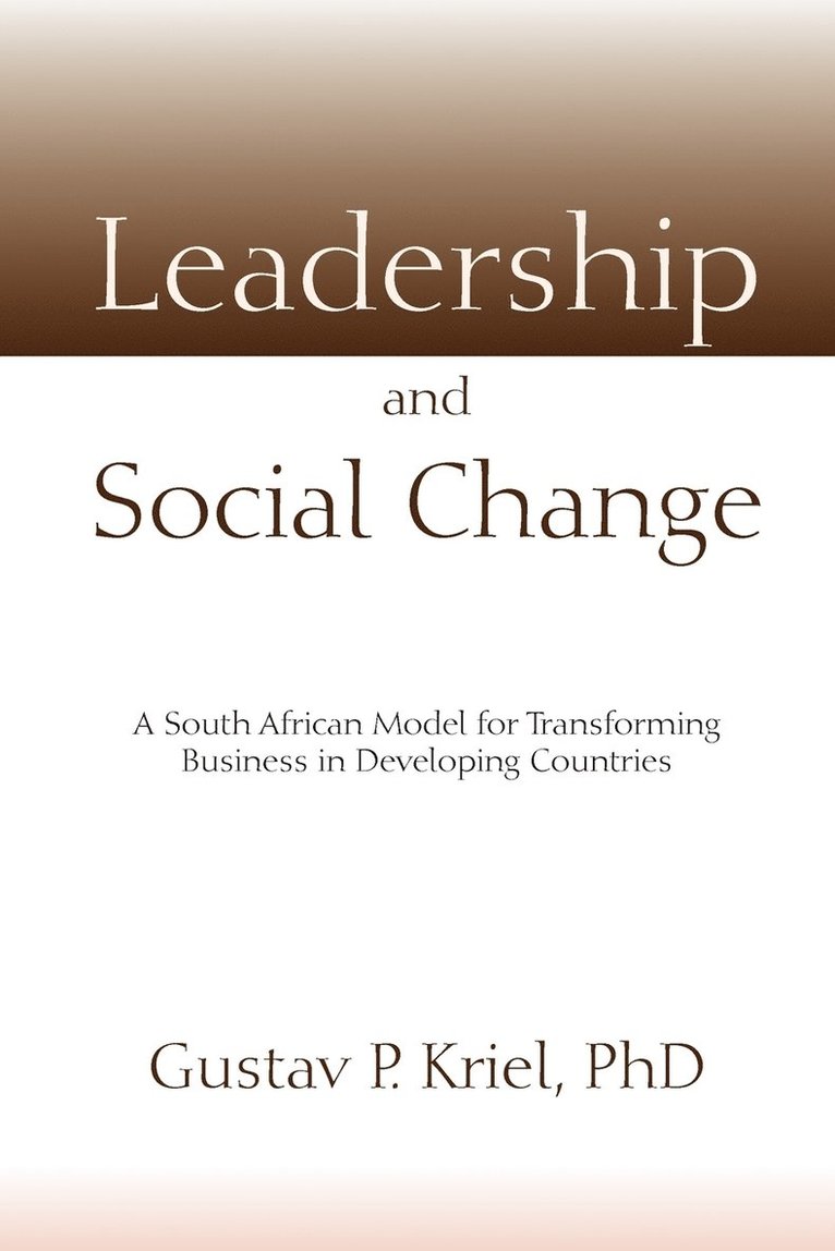 Leadership and Social Change 1