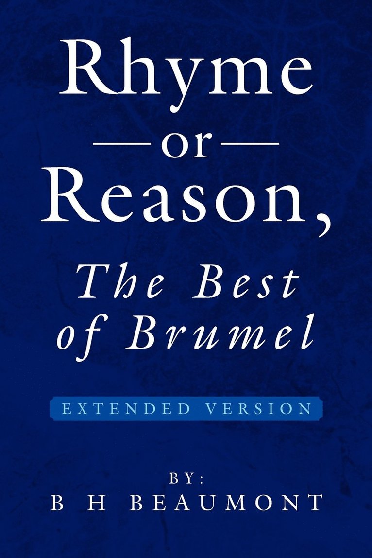 Rhyme or Reason, the Best of Brumel 1