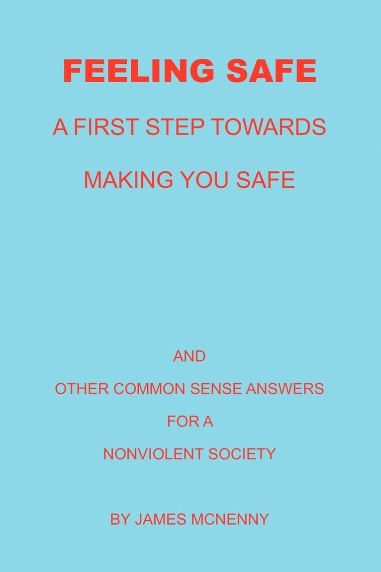 Feeling Safe A First Step towards Making You Safe