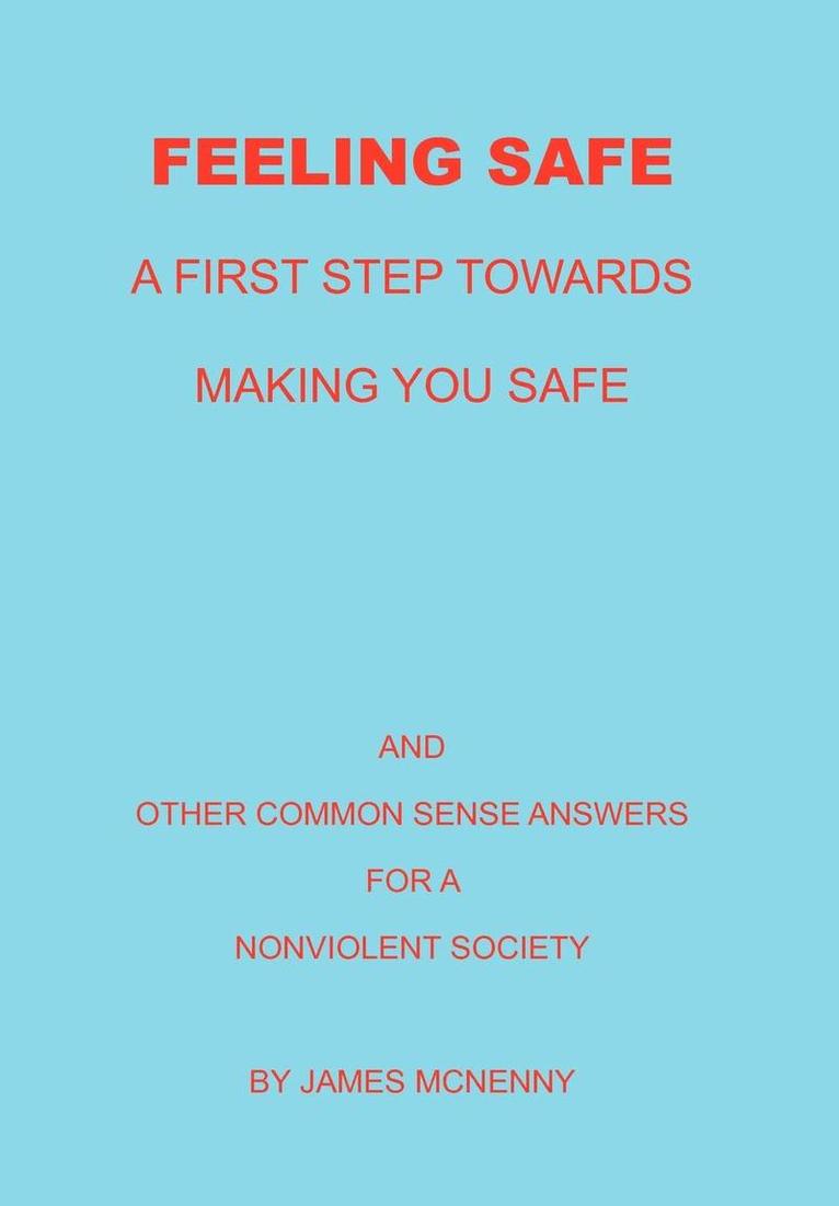Feeling Safe A First Step towards Making You Safe 1