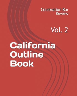 bokomslag California Outline Book