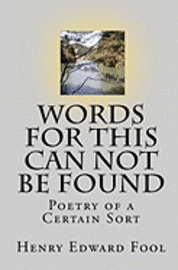 Words For This Can Not Be Found: Poetry of a Certain Sort 1